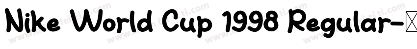 Nike World Cup 1998 Regular字体转换